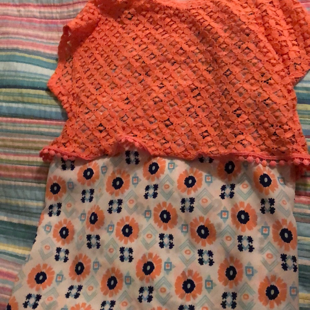 cute 2 piece top set